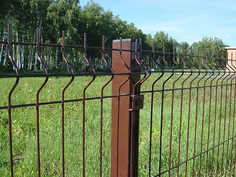 Шоколадный (коричневый) 3D забор в Москве