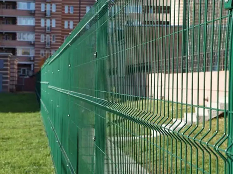 Зеленый 3D забор в Москве