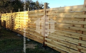 Плетеный деревянный забор 60 метров