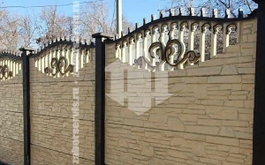 Декоративный забор для дачи 90 метров