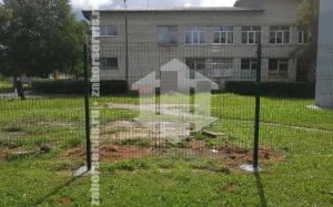 3Д забор с бетонированием столбов 70 метров