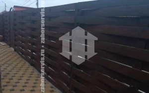 Забор деревянный плетенка 90 метров