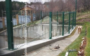 3D забор на ленточном фундаменте 125 метров