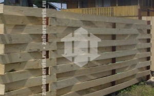 Забор деревянный плетенка 85 метров