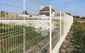 Секционный сетчатый 3Д забор 60 метров
