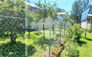 Забор оцинкованный из сетки рабицы 50 метров