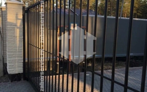 Сварной забор с откатными воротами 60 метров