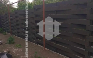 Забор деревянный плетенка 75 метров