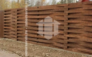 Плетеный деревянный забор 100 метров