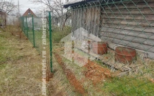 Забор из сетки рабицы с проволокой 84 метра