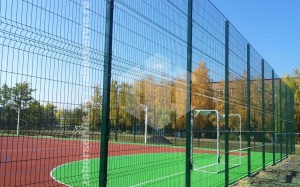3D заборы зеленый для спортивной площадки 100 метров 4мм