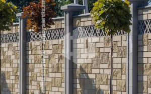Декоративный забор для дачи 85 метров