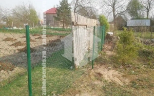 Забор из сетки рабицы с проволокой 99 метров