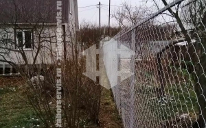 Забор из сетки рабицы на профильном каркасе 75 метров