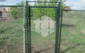 Забор из сетки рабицы в натяг секционный 80 метров