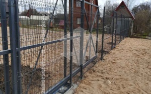 3D Забор 98 метров серый 5мм