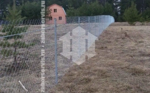 Забор из сетки рабицы с арматурой 58 метров