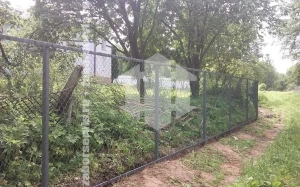Забор из сетки рабицы на профильном каркасе 71 метр