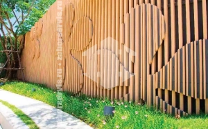 Декоративный деревянный забор 50 метров