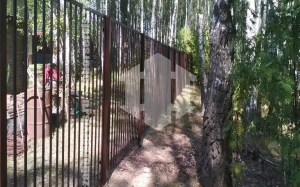 Сварной забор из профильной трубы 80 метров