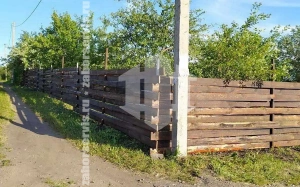 Плетеный деревянный забор 80 метров