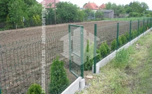 3D забор на ленточном фундаменте 85 метров