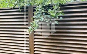 Забор жалюзи деревянный 76 метров