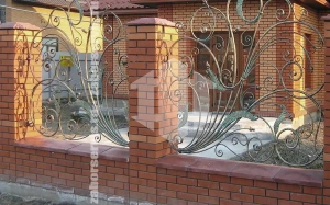 Декоративный металлический забор 60 метров