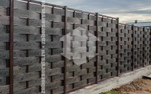 Забор деревянный плетенка 95 метров